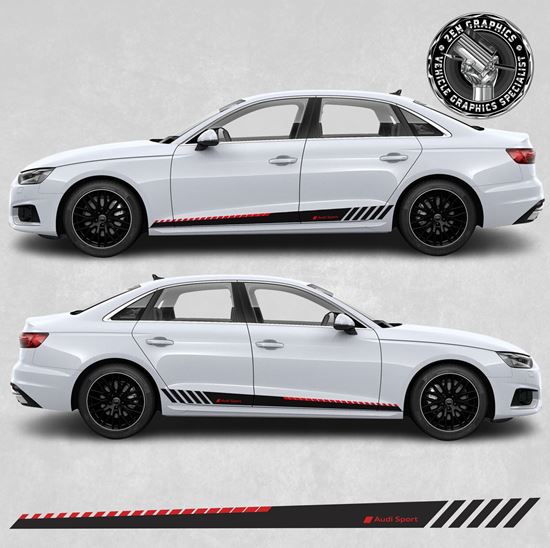 Picture of A4 Audi Sport side Stripes