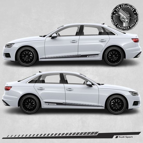 Picture of A4 Audi Sport side Stripes