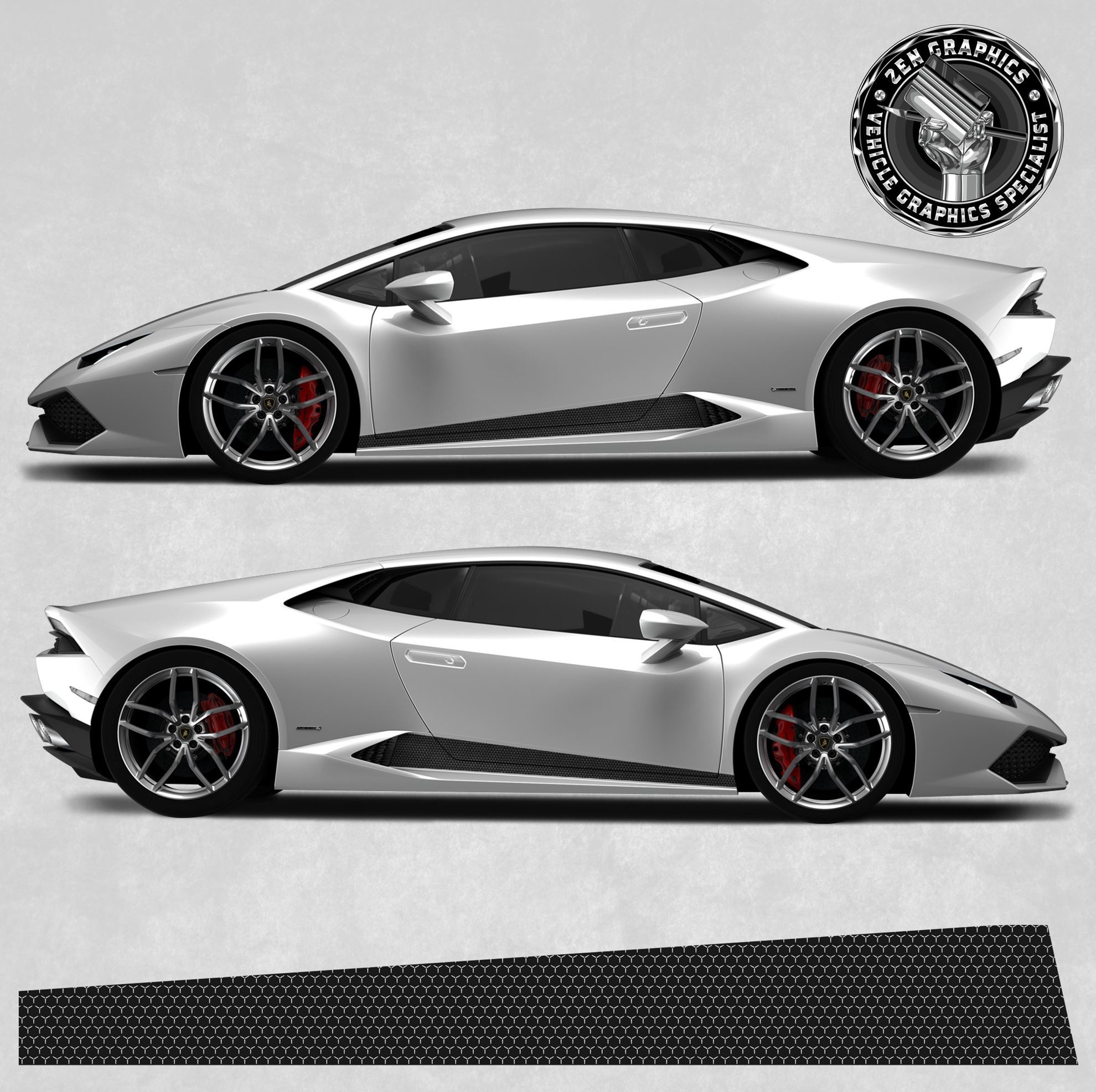 Zen Graphics Huracan Side Stripes