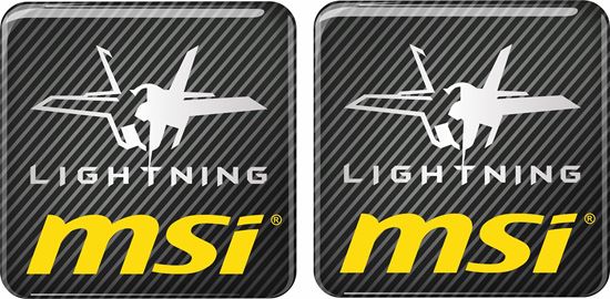 Picture of MSi Lightning Gel Badges