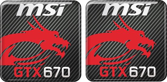 Picture of MSi GTX 670 Gel Badges