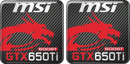 Picture of MSi GTX 650 Ti Gel Badges