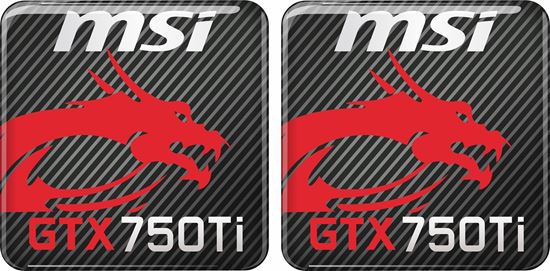 Picture of MSi GTX 750 Ti Gel Badges