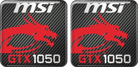 Picture of MSi GTX 1050 Gel Badges