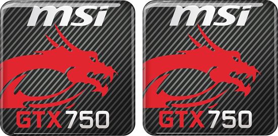 Picture of MSi GTX 750 Gel Badges