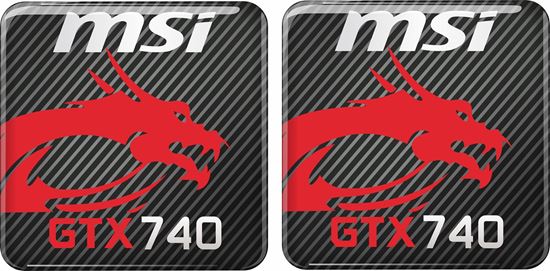 Picture of MSi GTX 740 Gel Badges