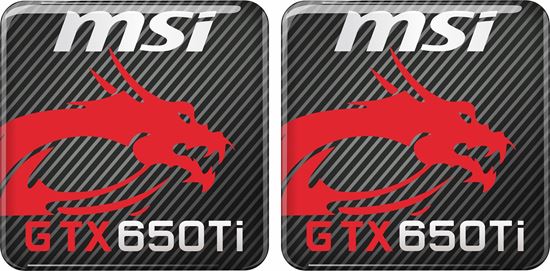 Picture of MSi GTX 650 Ti Gel Badges