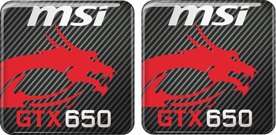 Picture of MSi GTX 650 Gel Badges