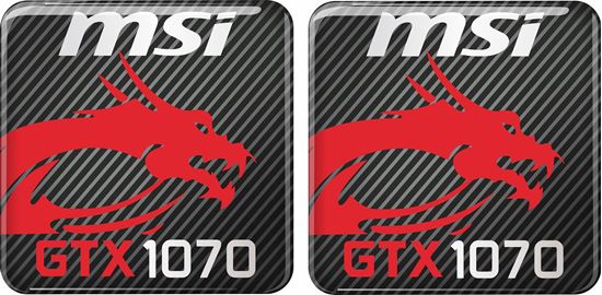 Picture of MSi  GTX 1070 Gel Badges