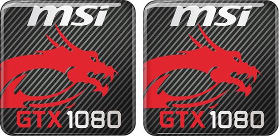 Picture of MSi  GTX 1080 Gel Badges