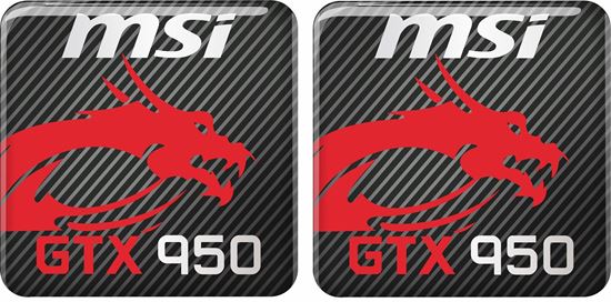 Picture of MSi  GTX 950 Gel Badges