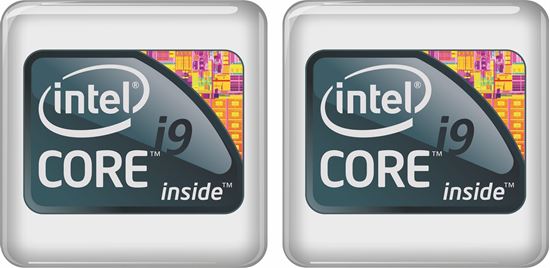 Picture of Intel Core i9 Badges