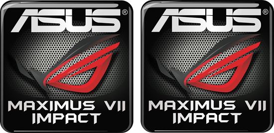 Picture of Asus Maximus VII Impact Gel Badge