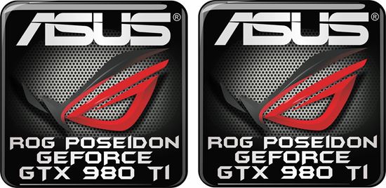 Picture of Asus Rog Poseidon Geforce GTX 980 TI Gel Badge