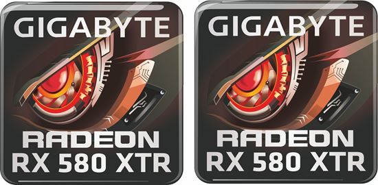 Picture of Gigabyte Radeon RX 580 XTR Gel Badges