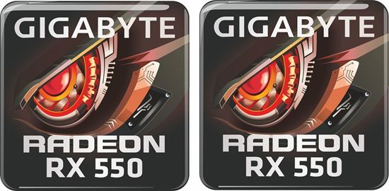 Picture of Gigabyte Radeon RX 550 Gel Badges