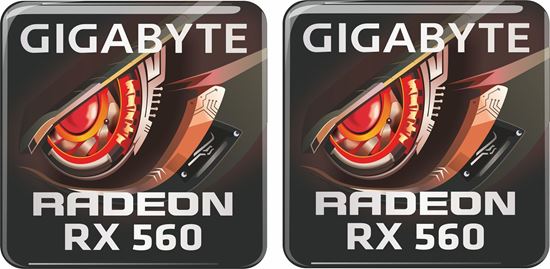 Picture of Gigabyte Radeon RX 560 Gel Badges