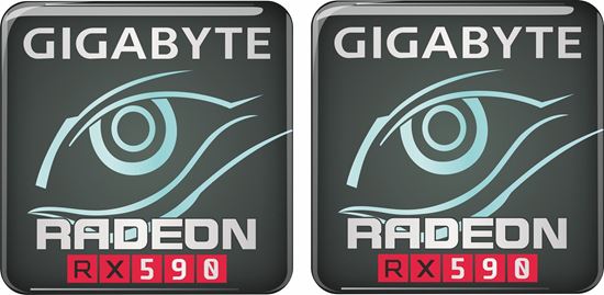 Picture of Gigabyte Radeon RX590 Gel Badges