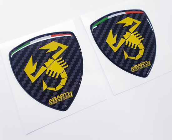 Picture of Fiat Abarth Assetto Corse wing Badges