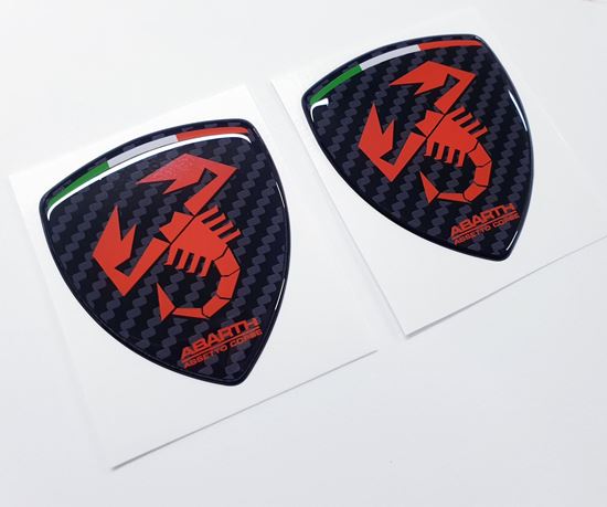 Picture of Fiat Abarth Assetto Corse wing Badges