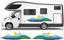 Picture of Sun, Mountains & Sea General panel Decals / Stickers