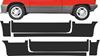 Picture of Opel Corsa A Lower Door & Sill replacement Vinyl TEXTURED BLACK
