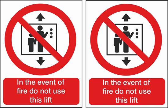 Picture of Fire action Lift Decals / Stickers