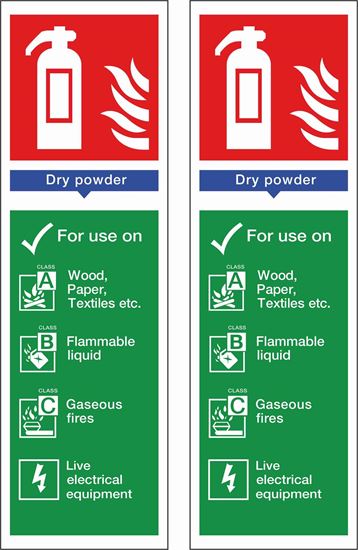 Picture of Fire action Dry Powder Decals / Stickers