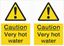 Picture of Caution Very hot water Decals / Stickers