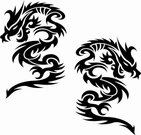 Picture of Dragon Decals / Stickers