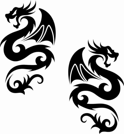 Picture of Dragon Decals / Stickers