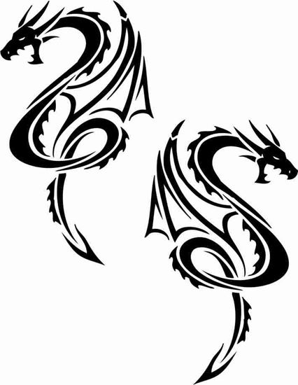 Picture of Dragon Decals / Stickers