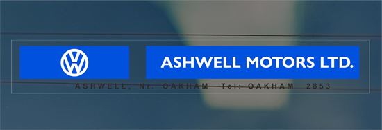 Picture of Ashwell Motors Ltd - Oakham Dealer rear glass Sticker