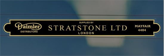 Picture of Stratstone Ltd - London Dealer rear glass Sticker