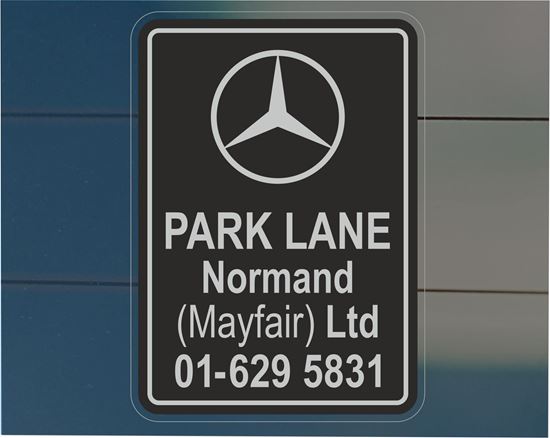 Picture of Park Lane Normand (Mayfair) Ltd Dealer rear glass Sticker