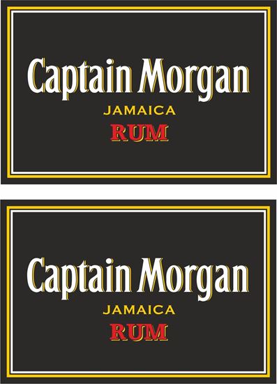 Picture of Captain Morgan Jamaican Rum Decals / Stickers