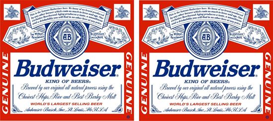 Picture of Budweiser Decals / Stickers