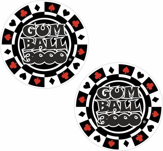 Picture of Gum Ball 3000 Decals / Stickers