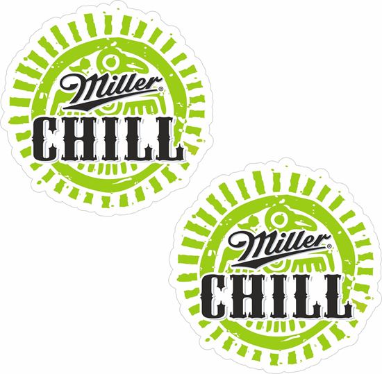 Picture of Miller Chill Decals / Stickers