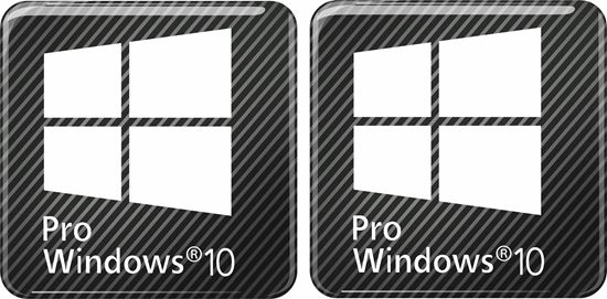 Picture of Windows 10 Pro Gel Badges