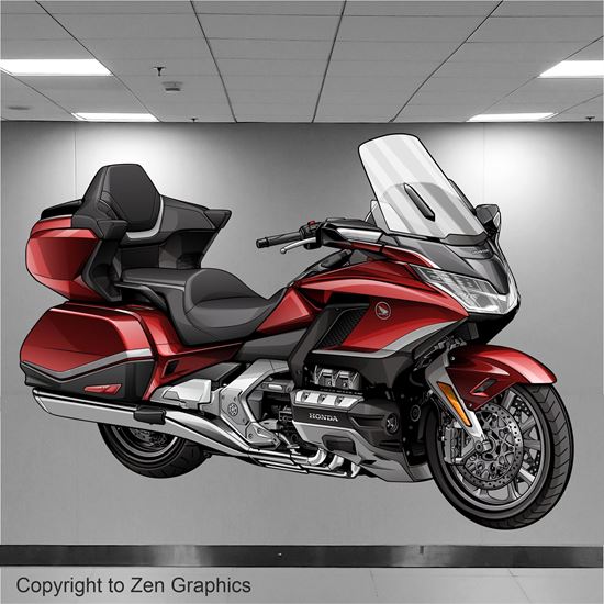 Picture of Goldwing 2018 Wall Art sticker (full colour)