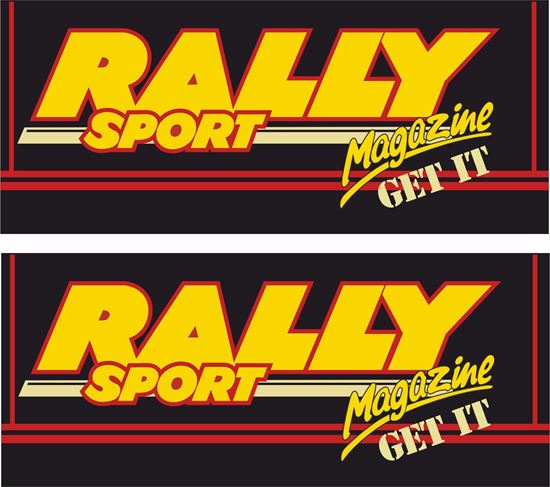 Picture of Rally Sport Magazine Decals / Stickers