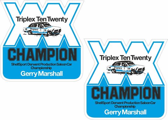 Picture of Gerry Marshall Triumph Dolomite Decals / Stickers
