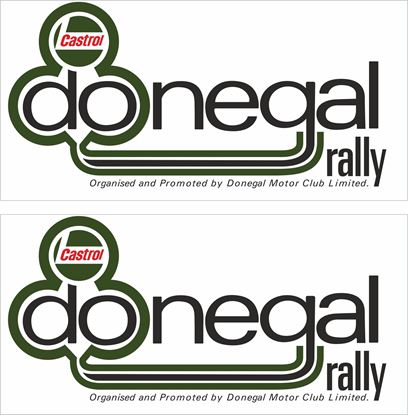 Picture of Castrol Donegal Rally Decals / Stickers