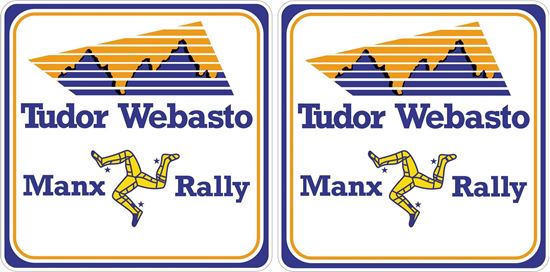 Picture of Tudor Webasto Manx Rally Decals / Stickers