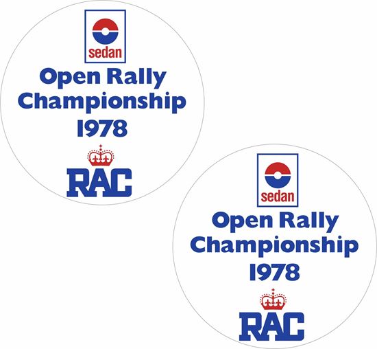 Picture of Sedan Open Rally 1978 Decals / Stickers