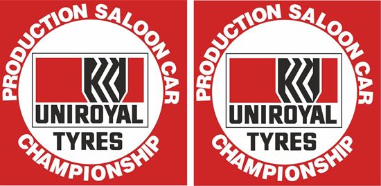 Picture of Uniroyal Production Saloon Car Championship Decals / Stickers