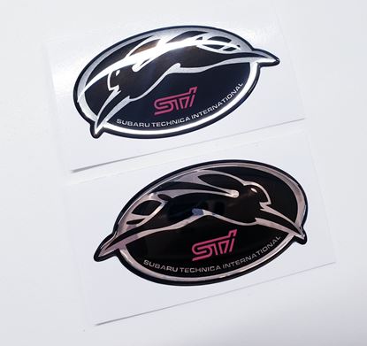 Picture of STi Hare adhesive Wing / Fender Badges