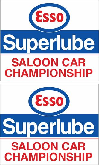 Picture of ESSO Superlube Saloon Car Championship Decals / Stickers