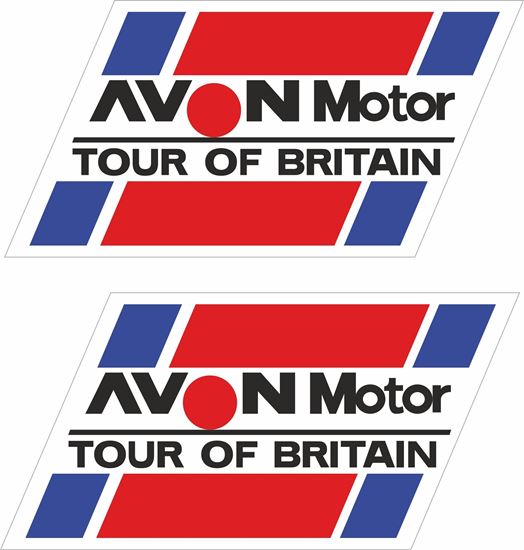 Picture of Avon Motor Tour of Britain Rally Decals / Stickers